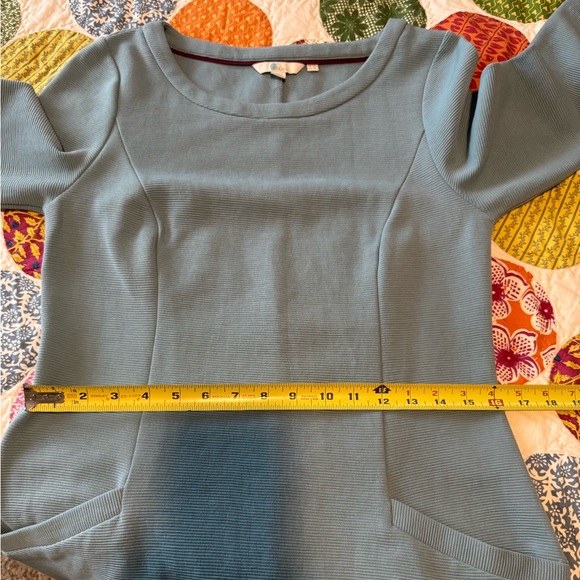 Boden Jasmin Powder Blue Ottoman Dress 8 Long - Picture 8 of 11